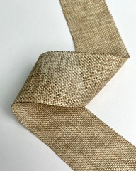 Лента декоративная, цвет: пшенично-охристый, ширина 50 мм