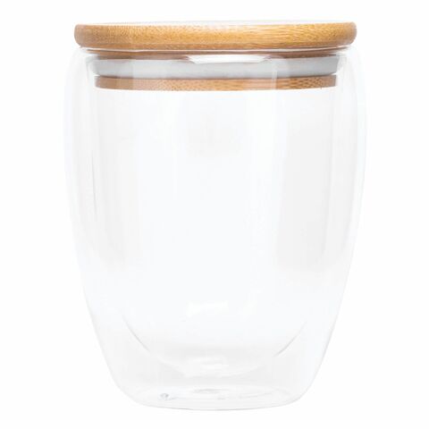 Стакан с двойными стенками BAMBOO ART M, объем ок. 350 ml