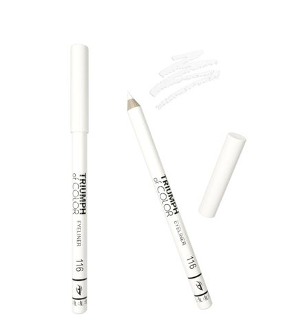 TF Карандаш для глаз TRIUMPH of COLOR Eyeliner тон 116 перламутровый белый