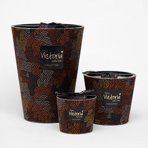 Свеча ароматическая 400г Victoria with Love Velvet funghi