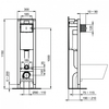 Ideal Standard WA330101 Промо-комплект 3 в 1 Унитаз + Инсталляция PROSYS (308158)