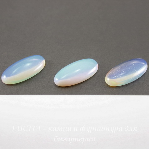 Кабошон овальный Лунный камень (искусств), 30х15 мм