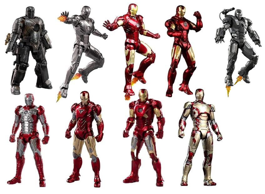 Фигурка Железный человек Марк 2 масштаб 1/10 ZD TOYS