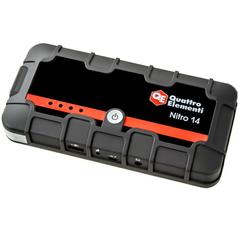 Пусковое устройство QUATTRO ELEMENTI Nitro 14  (12В, 14000 мАч, 450 А,  USB, LCD -  фонарь (790-328)