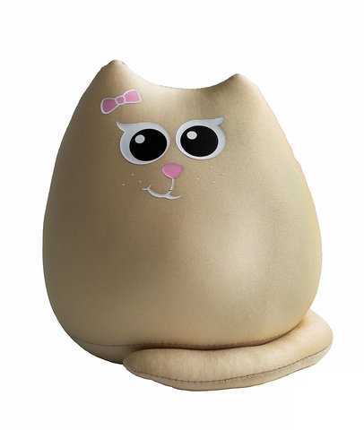 Мягкая игрушка-подушка Gekoko «Кошечка Золотко» 2