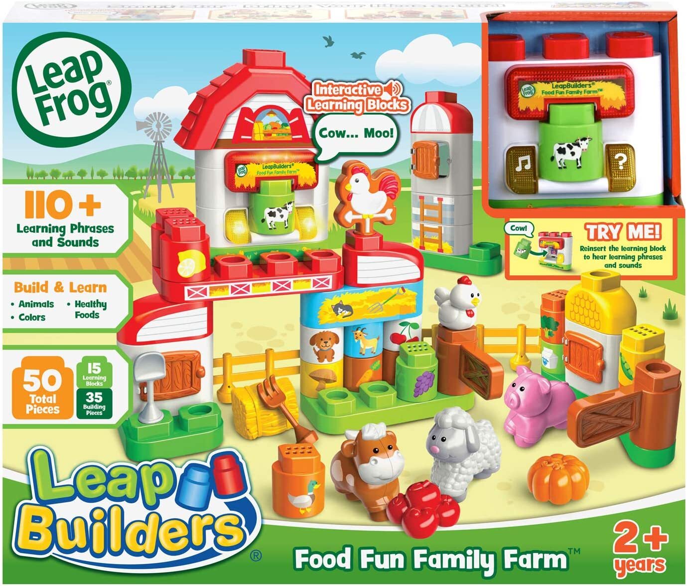 Конструктор Leap Builders интерактивный обучающий Семейная ферма английское издание