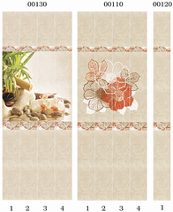 Панель ПВХ фотопечать 3D Panda Цветущий шиповник 2700х250 мм