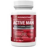 Поливитаминный комплекс для мужчин, Active man multivitamin complex, Risingstar, 60 капсул 1