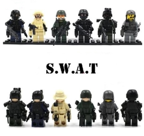 Минифигурки Военных Полиция SWAT серия 305