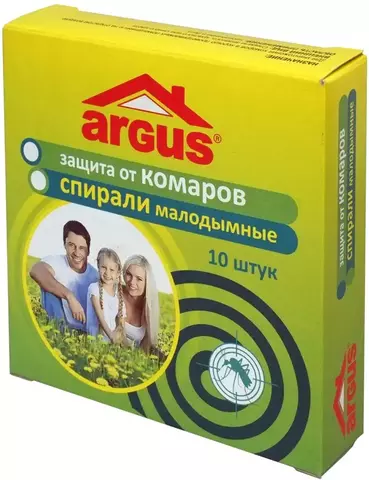 ARGUS Спирали малодымные А10