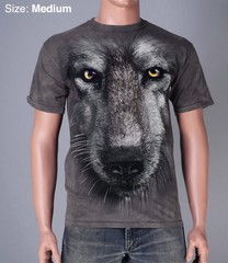 Футболка Mountain с изображением волка - Wolf Face