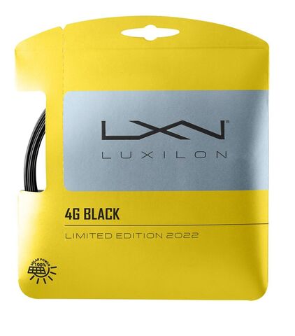 Теннисные струны Luxilon 4G Black 125 (12,2 m) - black