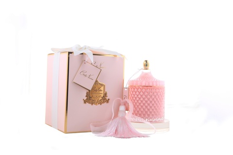 Свеча большая 450г розовая Cote Noire Grand Pink Art Deco