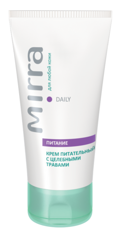 Крем питательный с целебными травами (в тубе) Mirra