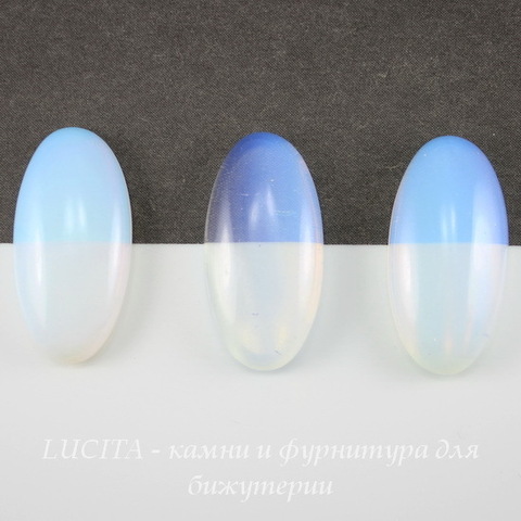 Кабошон овальный Лунный камень (искусств), 30х15 мм