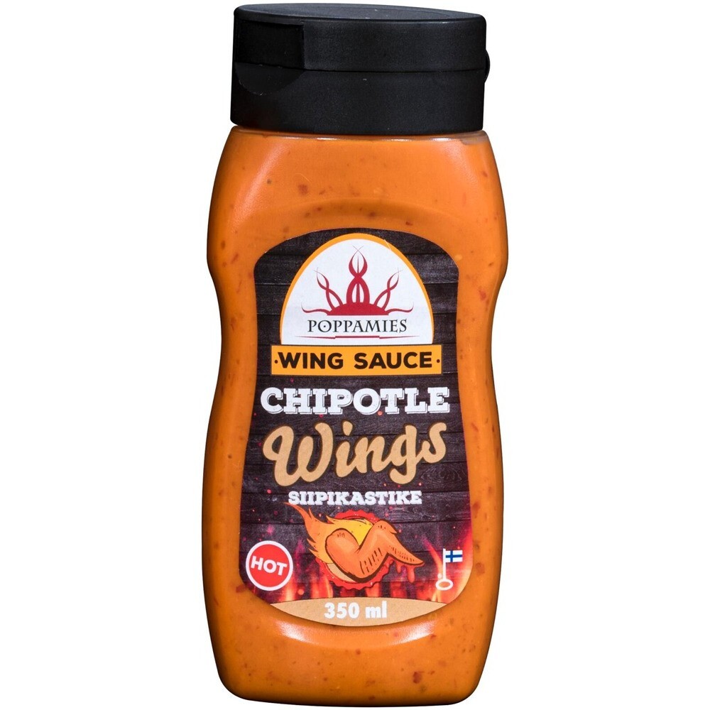 Соус Poppamies Wing Sauce Chipotle Siipikastike 340G – купить за 1 287 ₽ с  доставкой из Финляндии