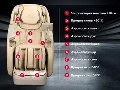 Массажное кресло OTO CENTURION PRO CN-01 Бежевый