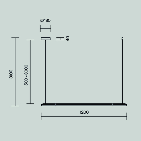 Подвесной светодиодный светильник Maytoni Plume MOD340PL-L20BS3K