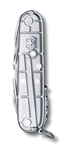 Нож Victorinox SwissChamp, 91 мм, 31 функция, полупрозрачный серебристый