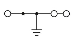 PTV 2,5-TWIN-PE-Заземляющая клемма