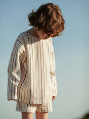 Лонгслив Mjölk Ecru Stripes