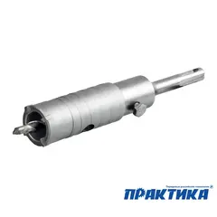 Коронка твердосплавная ПРАКТИКА SDS- Plus ударная 30 мм (1шт.) клипса (917-903)