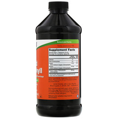 Now Foods, Жидкий хлорофилл, аромат мяты, 473 мл