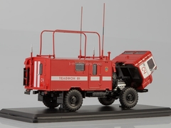 GAZ-66 KShM R-142N 66 Command-staff fire department 1:43 Start Scale Models (SSM)