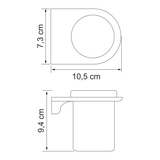 Kammel K-8328WHITE Подстаканник одинарный