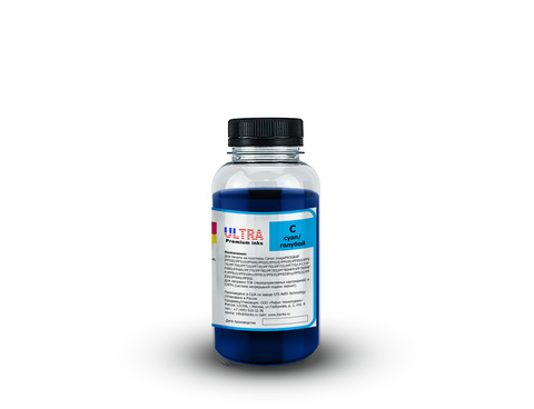 Водорастворимые чернила STS для Canon Cyan 250 мл