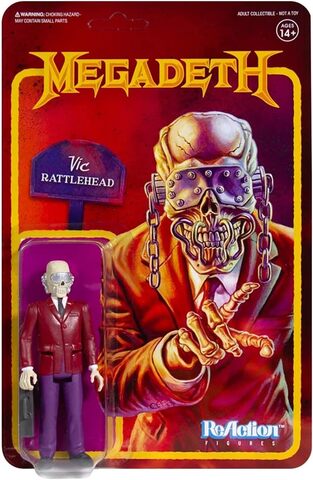 Фигурка Super7 Megadeth: Vic Rattlehead