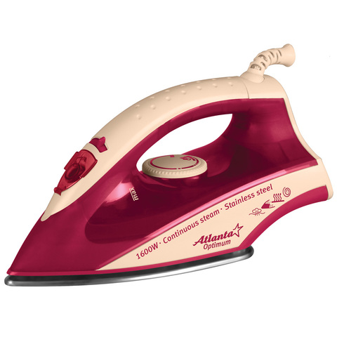 Утюг с пароувлажнением ATH-402 (red)