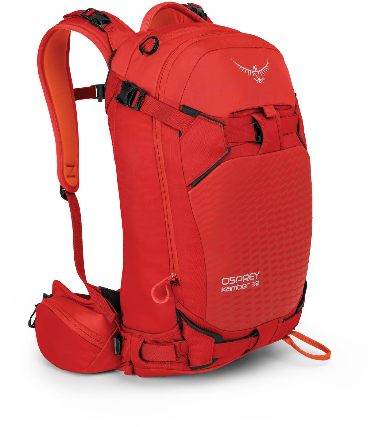Рюкзаки для сноуборда Рюкзак сноубордический Osprey Kamber 32 Ripcord Red Kamber_32_Side_Ripcord_Red_web.jpg