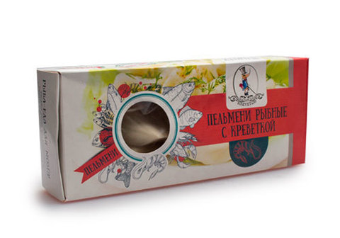 Пельмени рыбные с креветкой, 400г