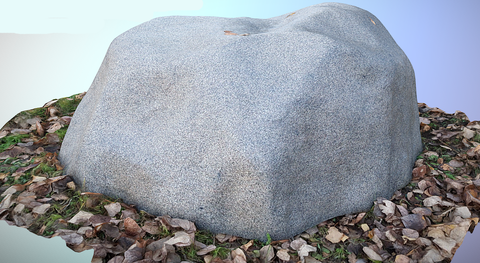 Камень декоративный D100/30 для газгольдера - Серый