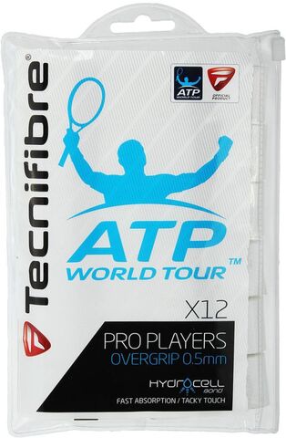 Намотки теннисные Tecnifibre Pro Player's 12P - white