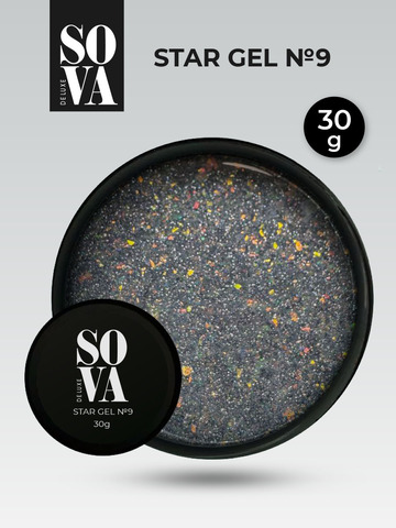 STAR GEL Sova De Luxe №9, 30 г