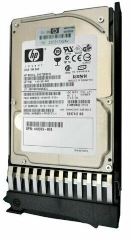 HP 418398-001 - Жесткий диск HP 72GB SFF 2.5 15K rpm, Hot-Plug, Dual-Port SAS Hard Drive