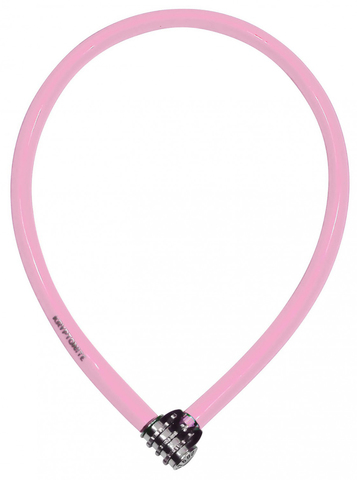 Картинка замок велосипедный Kryptonite Cables Keeper 665 Combo CBL 6X65см Pink - 1