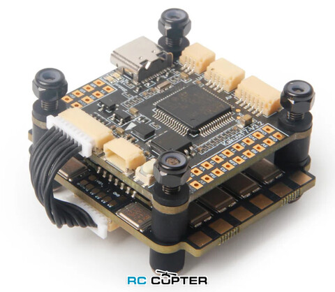 Полётный контроллер Holybro Kakute F722 + ESC Tekko32 F4 Metal 4in1 65A ESC stack