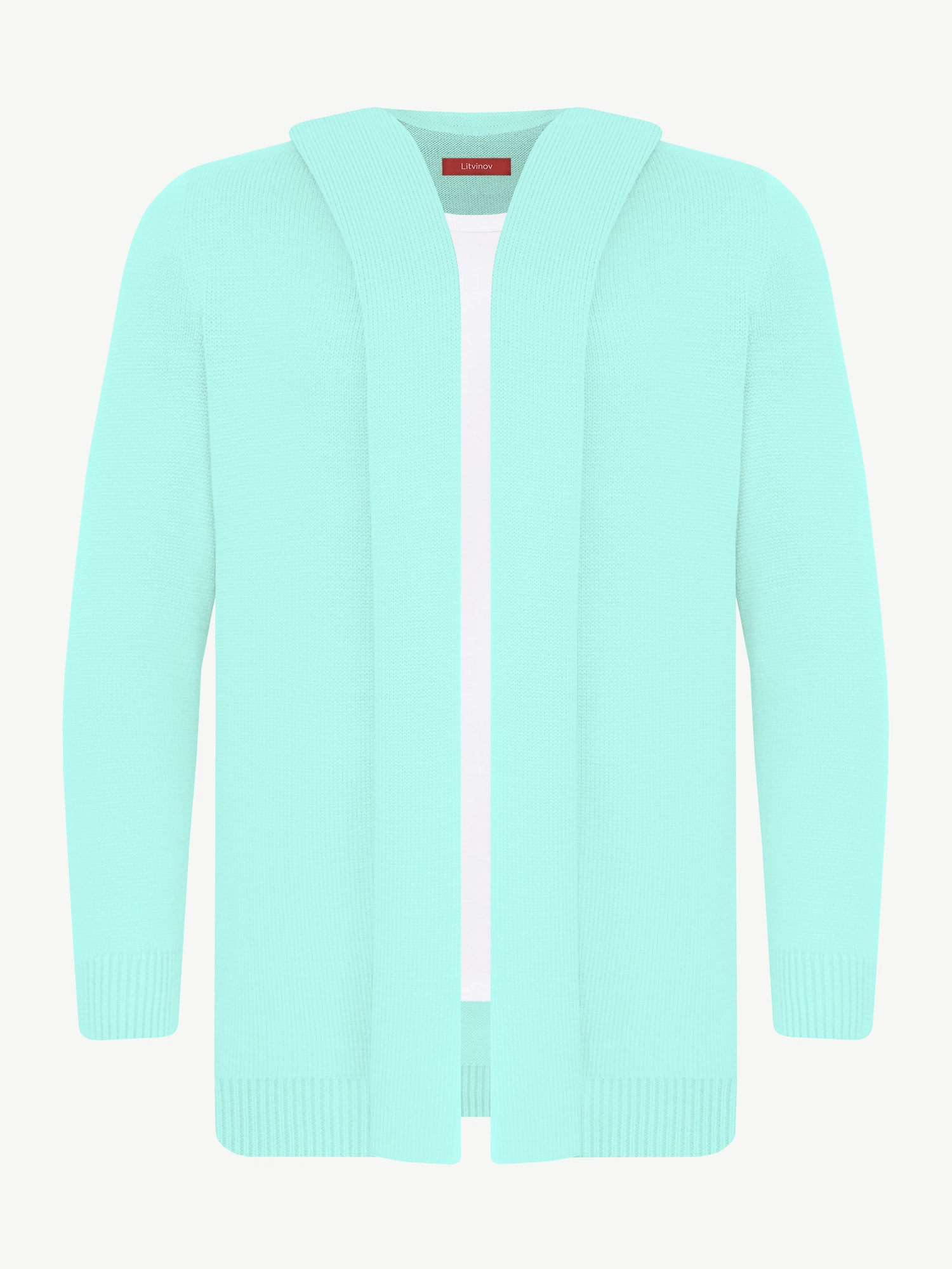 Кардиган с капюшоном из экохлопка