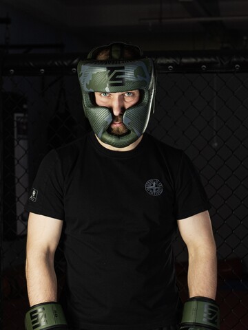 Шлем для бокса Tomorrow Star Warrior Green Black