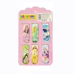 
          Набор магнитных закладок, Alingar, 120х20 мм, "Принцессы" (аниме), 6шт. европодвес