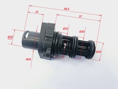 Картридж 3-ходового клапана для FERROLI Fortuna/Vitabel/Diva H... (арт. 902621980, 398608810)