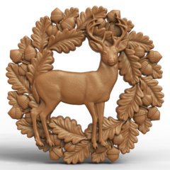 Силиконовый молд № 564 Олень