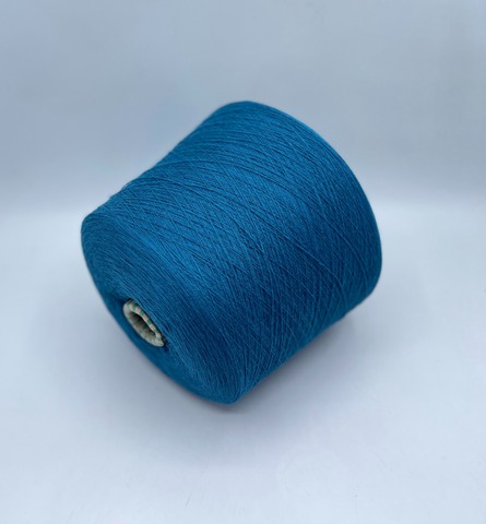 Бобинная пряжа, Cervino, 2/26 1300м/100гр. 93%Меринос 7%Кашемир, цвет-Павлин(112), 37043