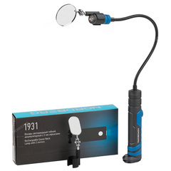 NORDBERG (1931) Фонарь светодиодный гибкий, аккумуляторный, с 2-мя зеркалами