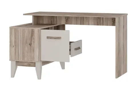 Стол письменный Скандика дуб смоки / кашемир