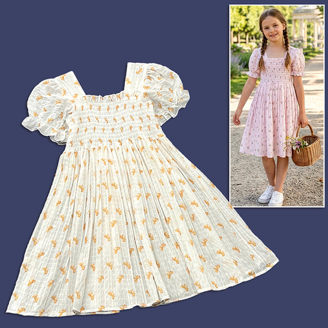 Платье девочке (4-9) 260331-LT2573