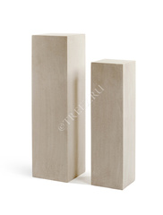 Кашпо TREEZ Effectory - Beton - Колонна - Белый песок